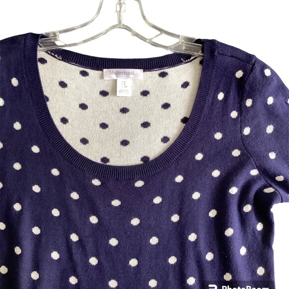 Motherhood Maternity Navy/White Sweater - Small - Picture 2 of 8